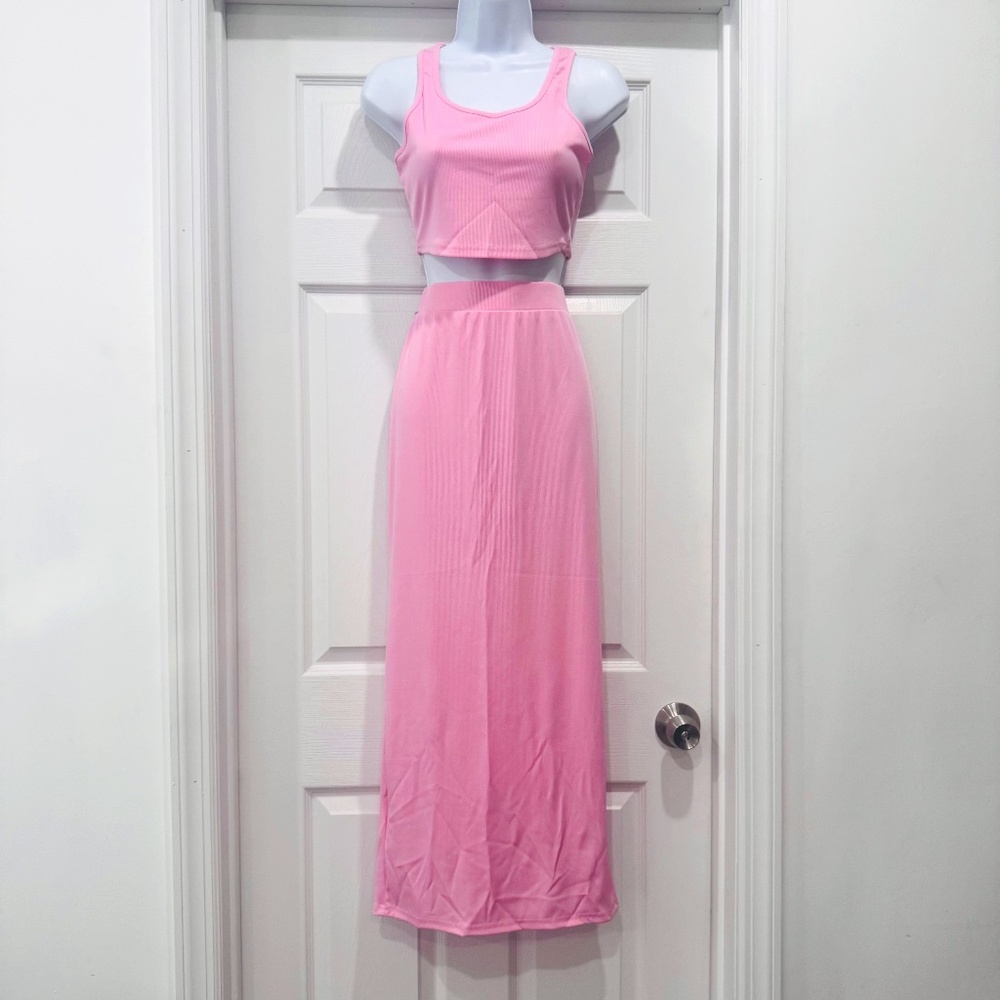 SHEIN Crop Top & Skirt set